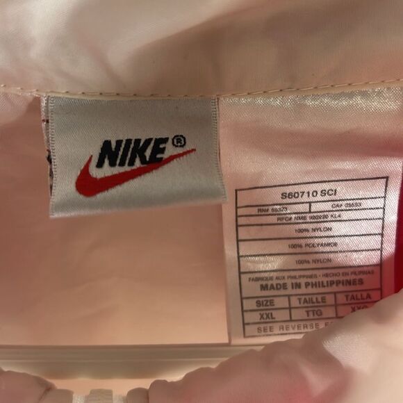 🔥🔥 True Vintage 90’s NIKE Nylon Full Zip Lightweight Windbreaker Jacket - XXL - Picture 6 of 12